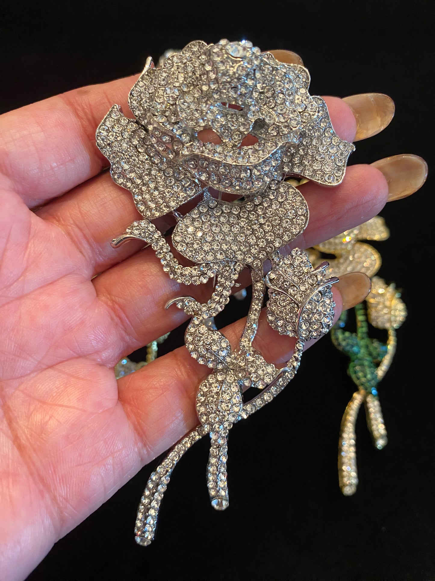 Large Rose Brooch