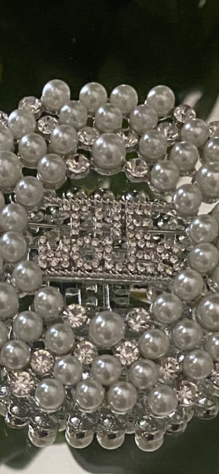 The Moles Pearls and Clear Rhinestones Brooch #6