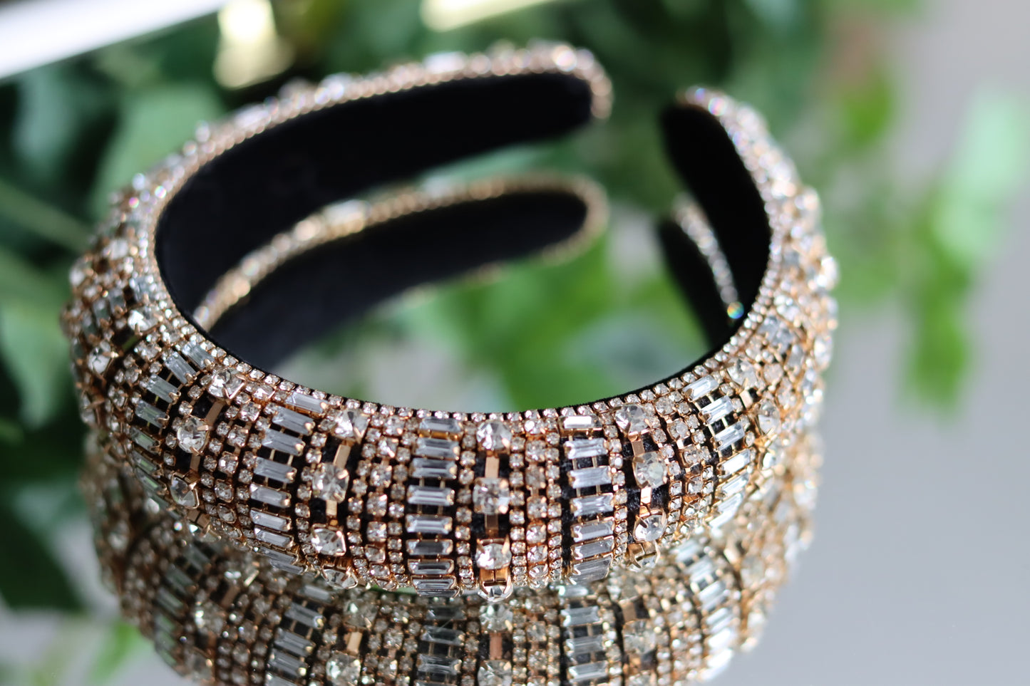 Gold, Silver Rhinestone Headbands