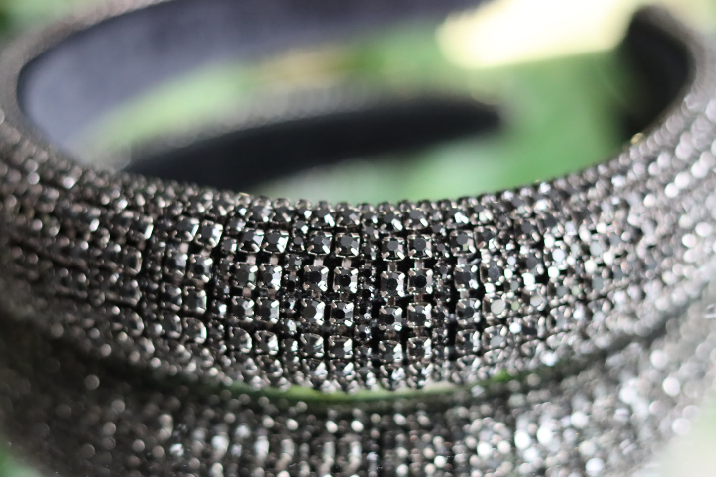 Gold, Black Rhinestone Headbands