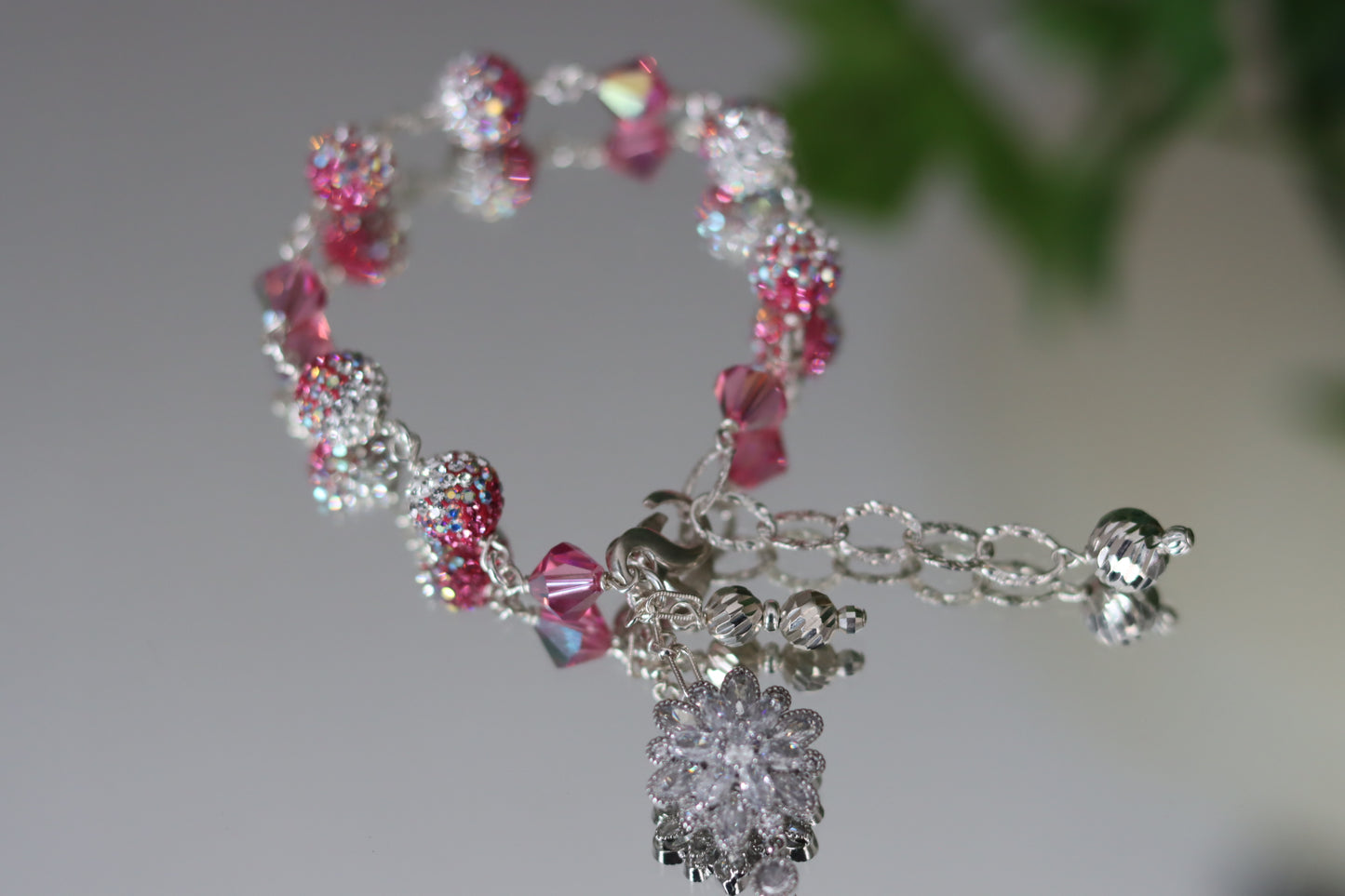 Crystal Swarovski Beaded Bracelets - Choice of 3 colors